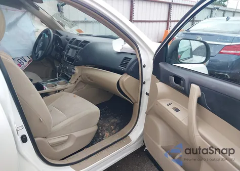 2013 Toyota Highlander Base Plus V6 from USA, damaged, VIN 5TDZK3EH2DS128258